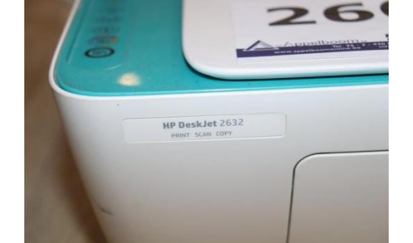 all-in-one printer HP Deskjet 2632, werking niet gekend